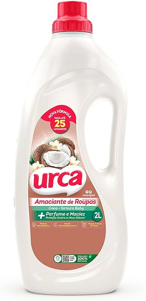 Amaciante de Roupas Urca Coco Ternura Baby 2L