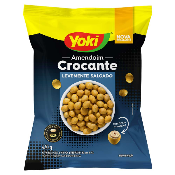 Amendoim Yoki Crocante Salgado 420g