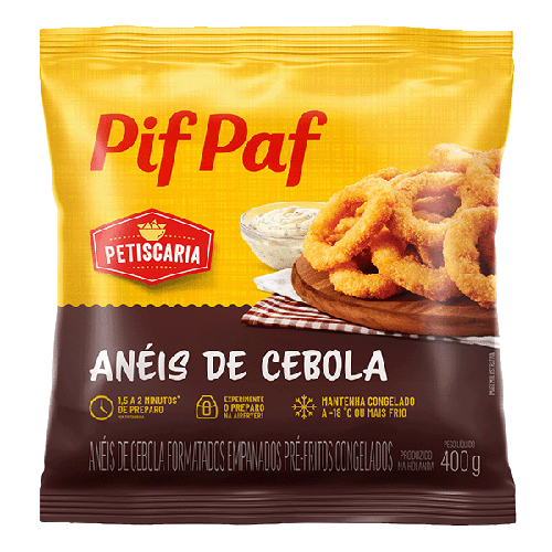 Anéis de Cebola Pif Paf 400g
