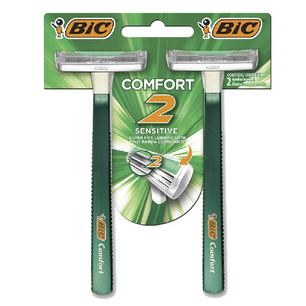 Aparelho de Barbear Bic Comfort 2 Verde 2un