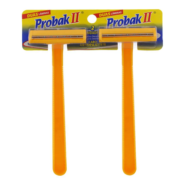 Aparelho de Barbear Probak II Amarelo 2un