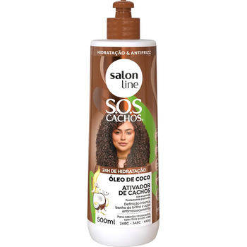 Ativador de Cachos Salon Line SOS Cachos Coco 500ml
