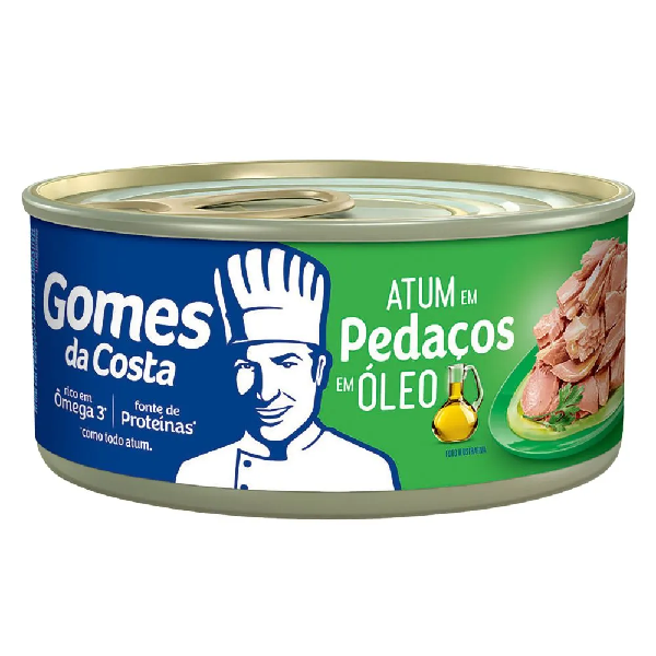 Atum Gomes da Costa Pedaço em Óleo 170g