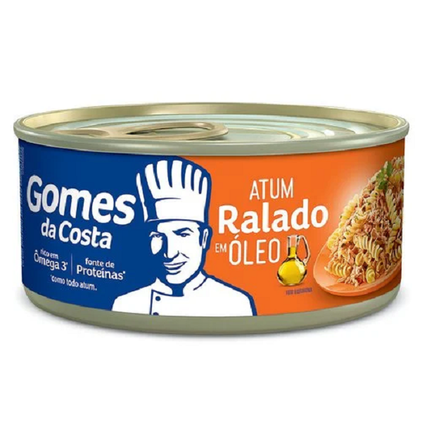 Atum Gomes da Costa Ralado em Óleo 170g