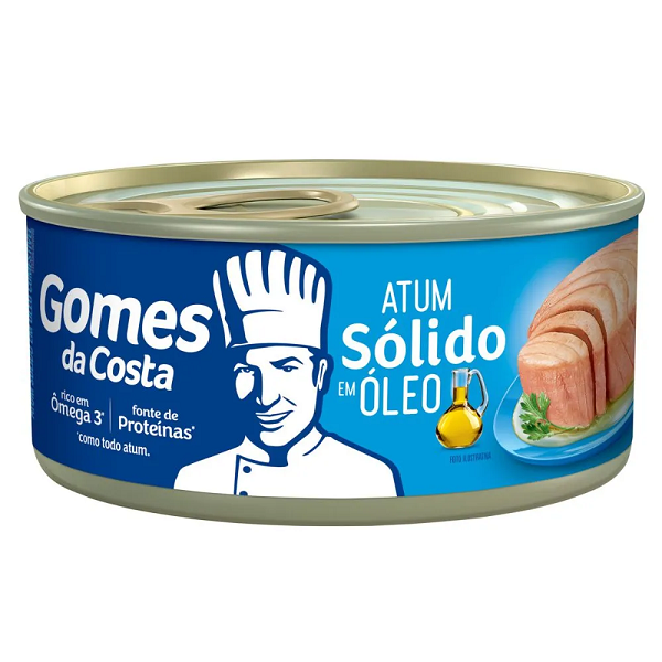 Atum Gomes da Costa Sólido em Óleo 170g