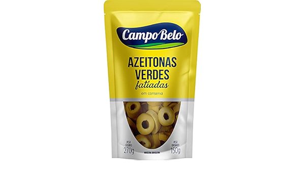 Azeitona Verde Campo Belo Fatiada 150g