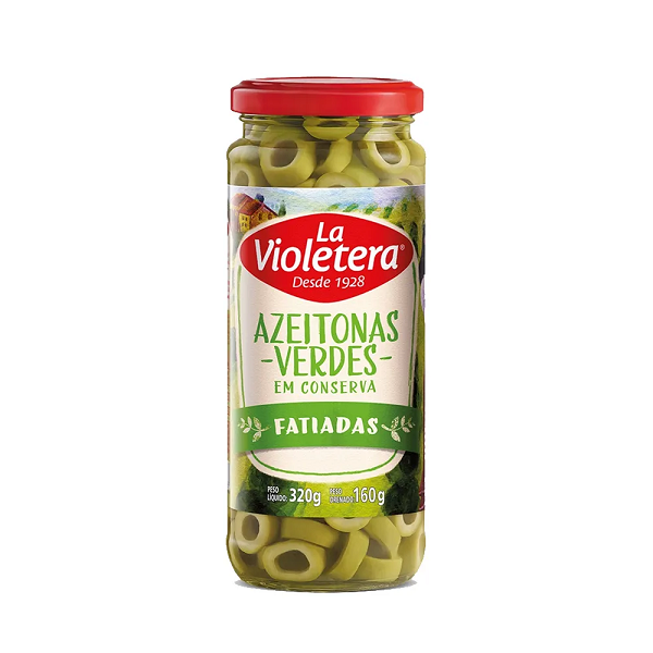 Azeitona Verde La Violetera Fatiada 160g