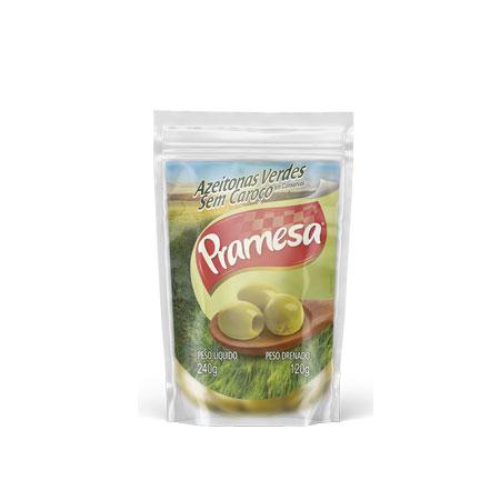 Azeitona Verde sem Caroço Pramesa Sachê 120g