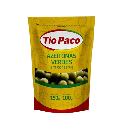 Azeitona Verde Tío Paco Sachê 100g