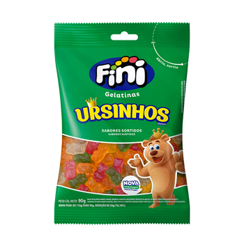 Balas de Gelatina Fini Ursinhos 90g