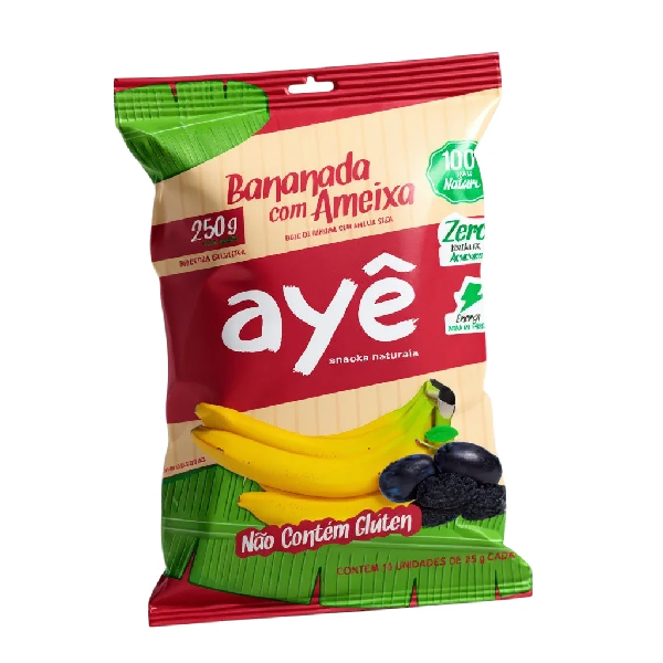 Bananada Zero Com Ameixa Ayê 250g