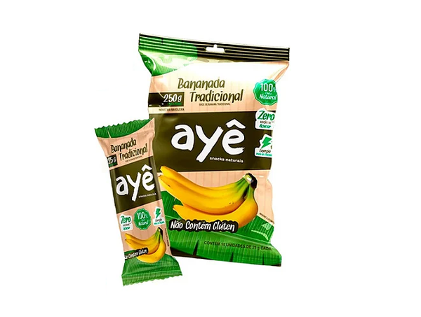 Bananada Zero Tradicional Ayê 250g