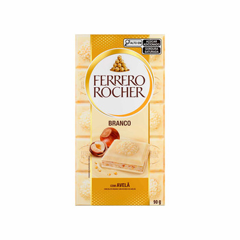 Barra Chocolate Ferrero Rocher Branco 90g