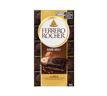Barra Chocolate Ferrero Rocher Dark 55% 90g