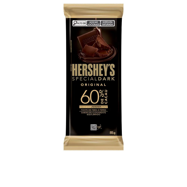 Barra Chocolate Hershey's Dark 60% Tradicional 85g