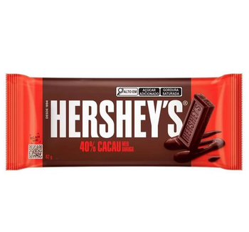 Barra Chocolate Hersheys Meio Amargo 82g