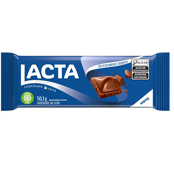 Barra Chocolate Lacta ao Leite 50g