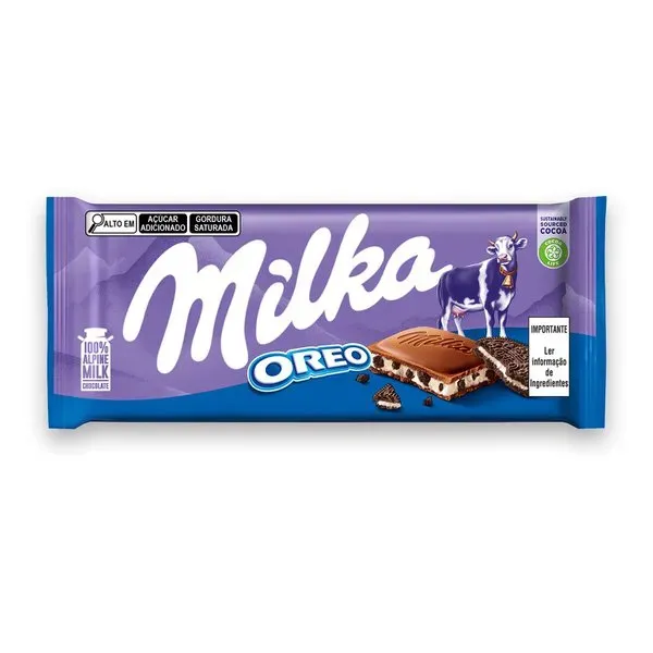 Barra Chocolate Milka Oreo 100g
