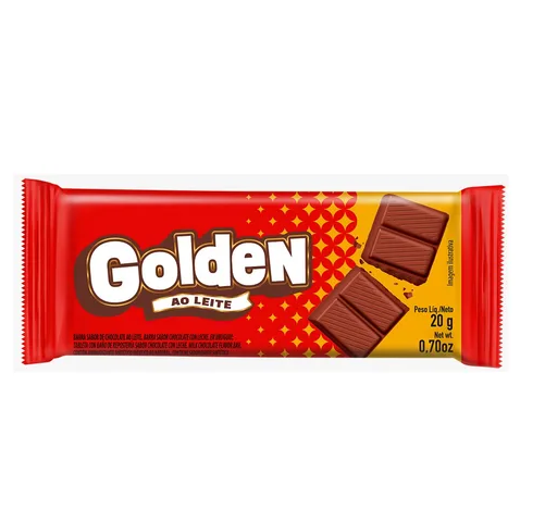 Barra de Chocolate Golden ao Leite 65g