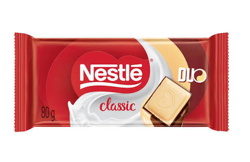 Barra de Chococolate Nestlé Classic Duo 80g
