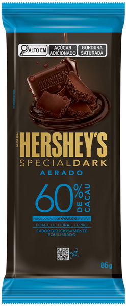 Barra de Chocolate Hershey's Dark 60% Aerado 85g