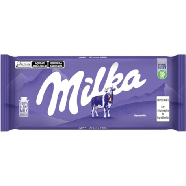 Barra de Chocolate Milka Alpine Milk 90g