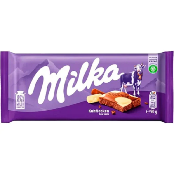 Barra de Chocolate Milka Kuhflecken 90g