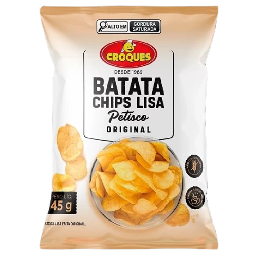 Batata Chips Lisa Croques Original 45g