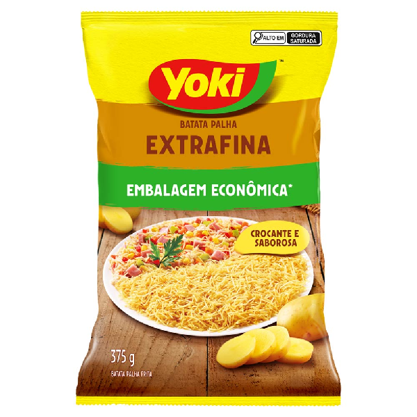 Batata Palha Yoki Extrafina 375g
