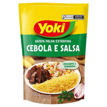 Batata Palha Yoki Extrafina Cebola e Salsa 100g