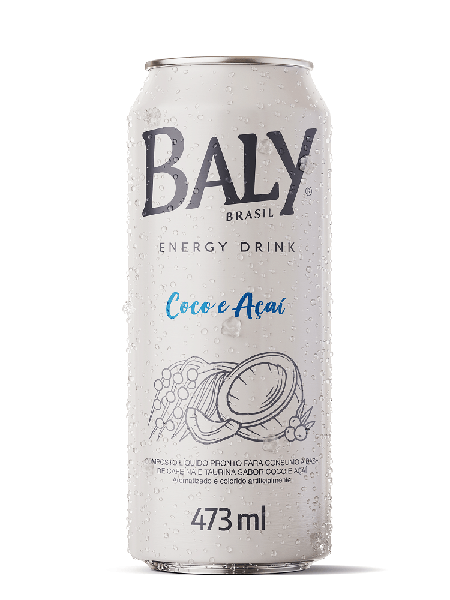 Bebida Energética Baly Coco e Açaí 473ml