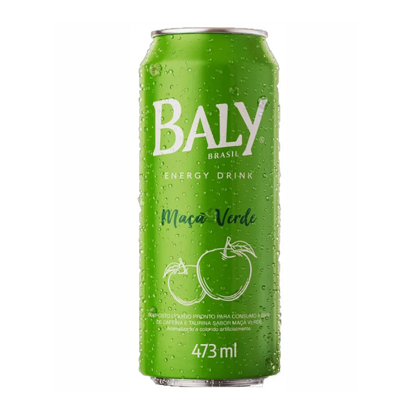 Bebida Energética Baly Maçã Verde 473ml