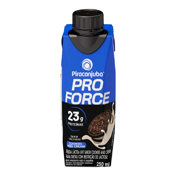 Bebida Láctea Piracanjuba Pro Force Zero Lactose Cookies 250ml