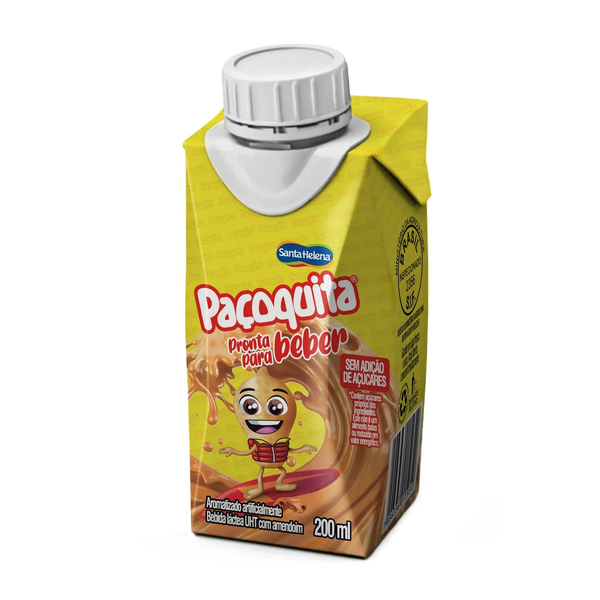 Bebida Láctea  Santa Helena Paçoquita Tradicional 200ml