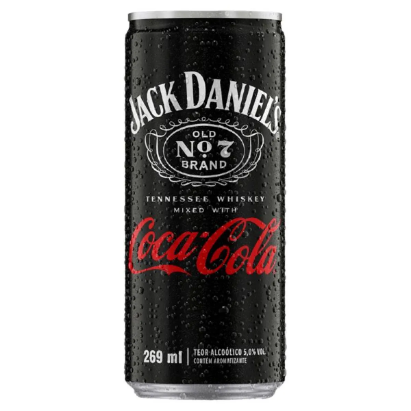 Bebida Mista Jack Daniels com Coca Cola 269ml