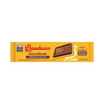 Biscoito Bauducco Choco Biscuit ao Leite 80g