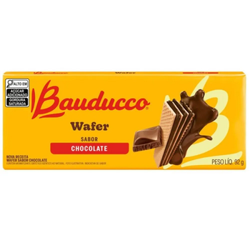 Biscoito Bauducco Wafer Chocolate 92g