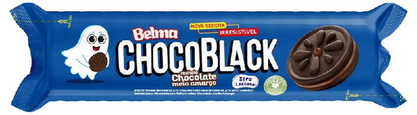 Biscoito Belma Recheado Chocoblack Zero Lactose 100g