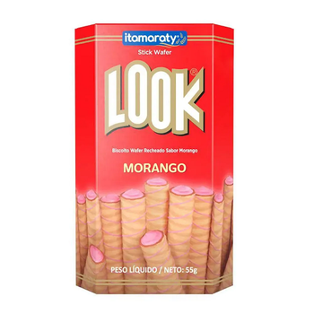 Biscoito Itamaraty Look Morango 55g
