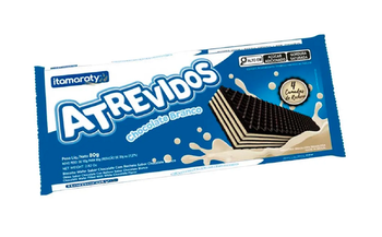Biscoito Itamaraty Wafer Atrevidos Chocolate Branco 80g