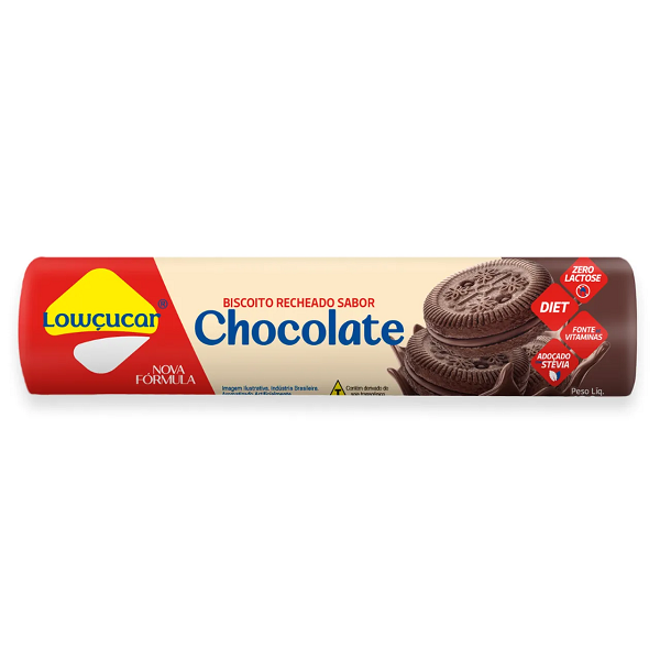 Biscoito Lowçucar Chocolate 120g