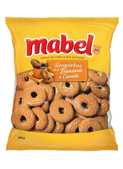 Biscoito Mabel Rosquinha Banana e Canela 300g