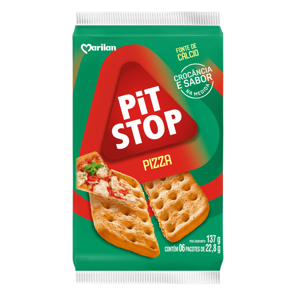Biscoito Marilan Pit Stop Pizza 137g