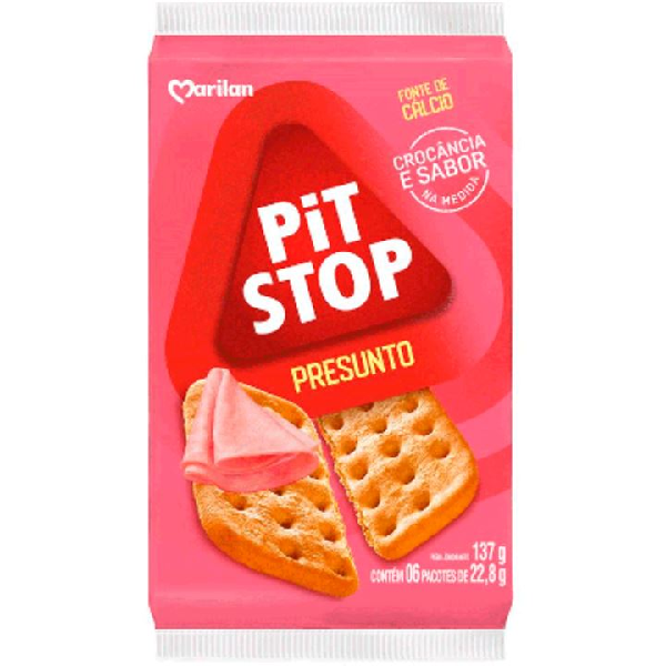 Biscoito Marilan Pit Stop Presunto 137g
