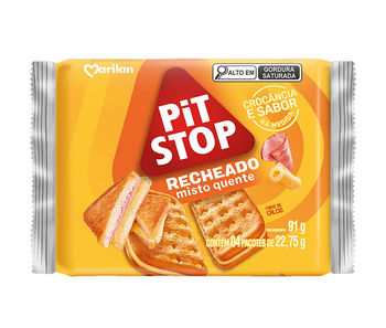Biscoito Marilan Pit Stop Recheado Misto Quente 91g