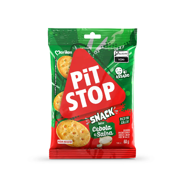 Biscoito Marilan Pit Stop Snack Cebola e Salsa 60g