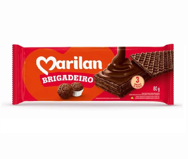 Biscoito Marilan Wafer Brigadeiro 70g