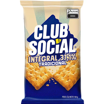 Biscoito Nabisco Club Social Integral Tradicional 144g
