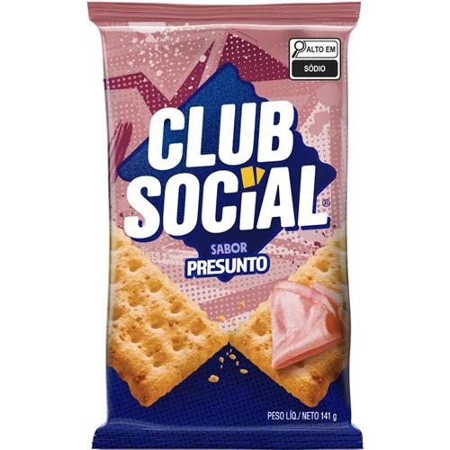 Biscoito Nabisco Club Social Presunto 141g