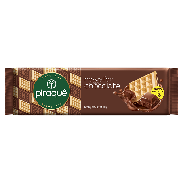 Biscoito Newafer Piraquê Chocolate 100g